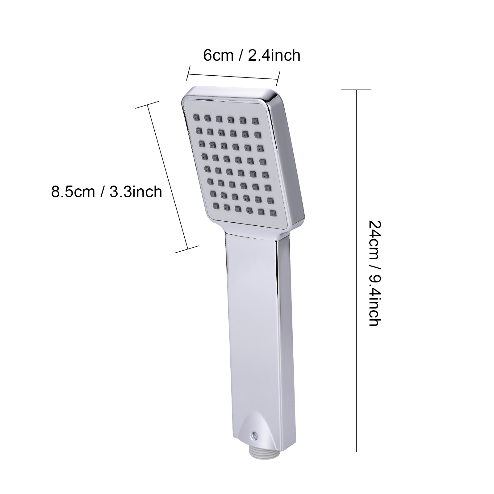 high pressure waterfall rainfall hand shower head faucet