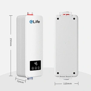 220v 5500W Mini Under Sink Tankless Instant Electric Water Heater For Kitchen