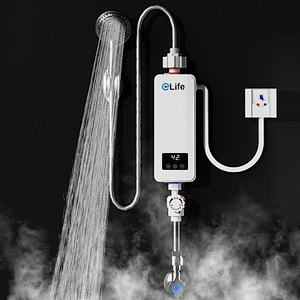220v 5500W Mini Under Sink Tankless Instant Electric Water Heater For Kitchen