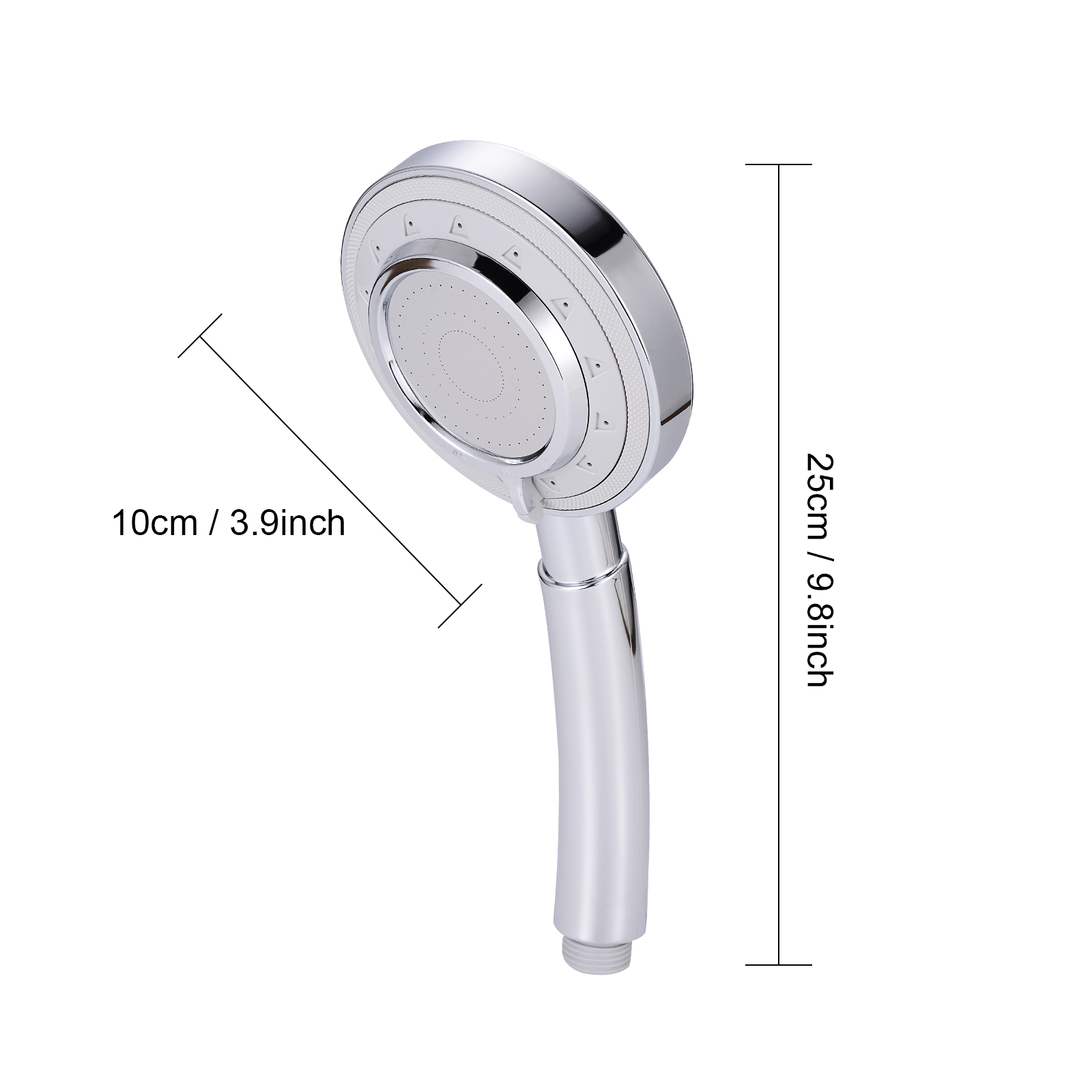 high pressure waterfall rainfall hand shower head faucet