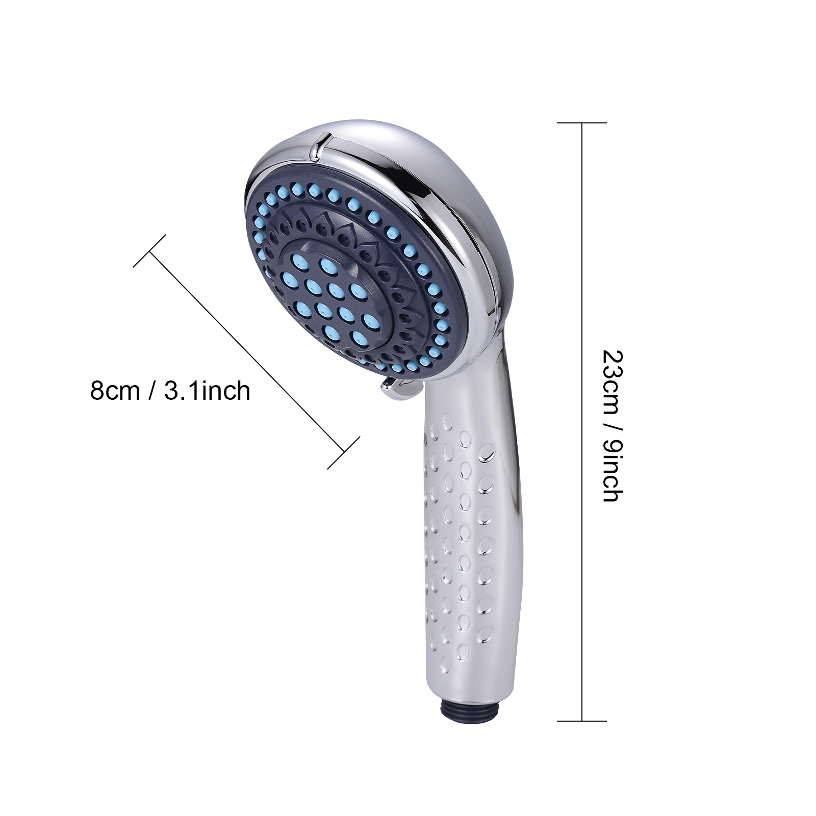 high pressure waterfall rainfall hand shower head faucet