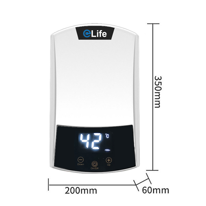 220V 6KW Samll Electric Instant Hot Water Heater For Showers