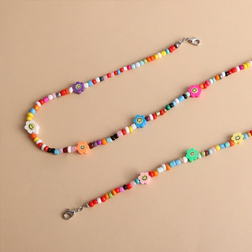 Rainbow Beads Choker