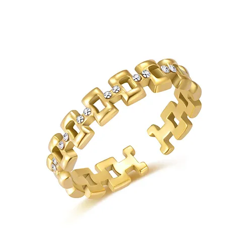 women's stainless steel band rings