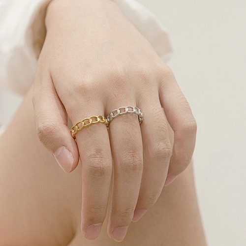 women's stainless steel band rings