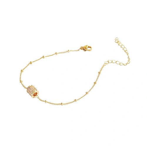 silver brass bracelet