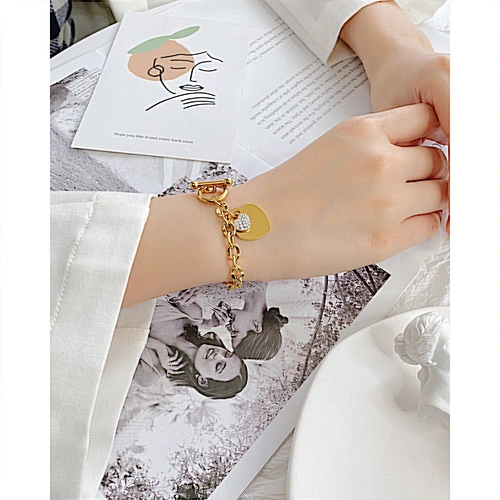 silver brass bracelet