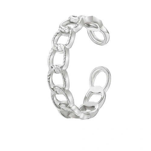 women's stainless steel band rings