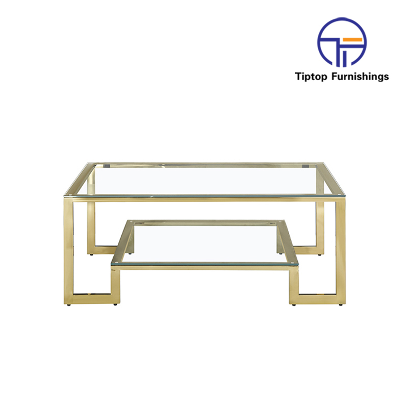 glass coffee table