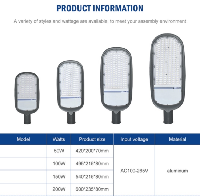 led street light; 50w led street light; 100w led street light; 150w led street light; 200 watt led street light; 300w led street light; smart street light; led street light; street light; street lamp; street light post; led street light manufacturer