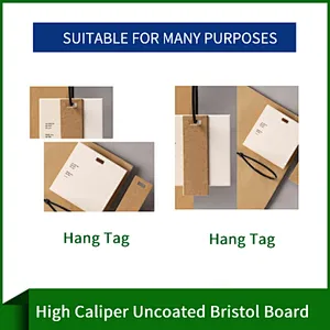 High Caliper Uncoated Bristol Board