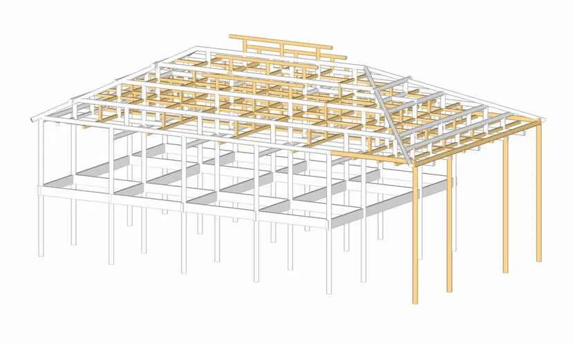 curved roof trusses for sale