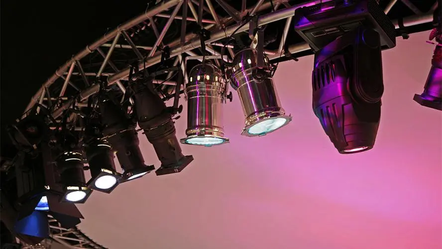 vertical stage lights