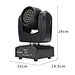 Double-sided beam shaking lamp