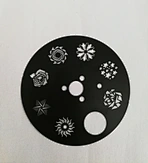 Black 30w Pattern Shake Head light