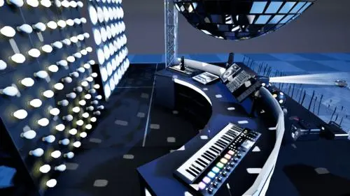 dj stage equipment