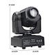 Black 30w Pattern Shake Head light