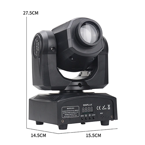 Black 30w Pattern Shake Head light