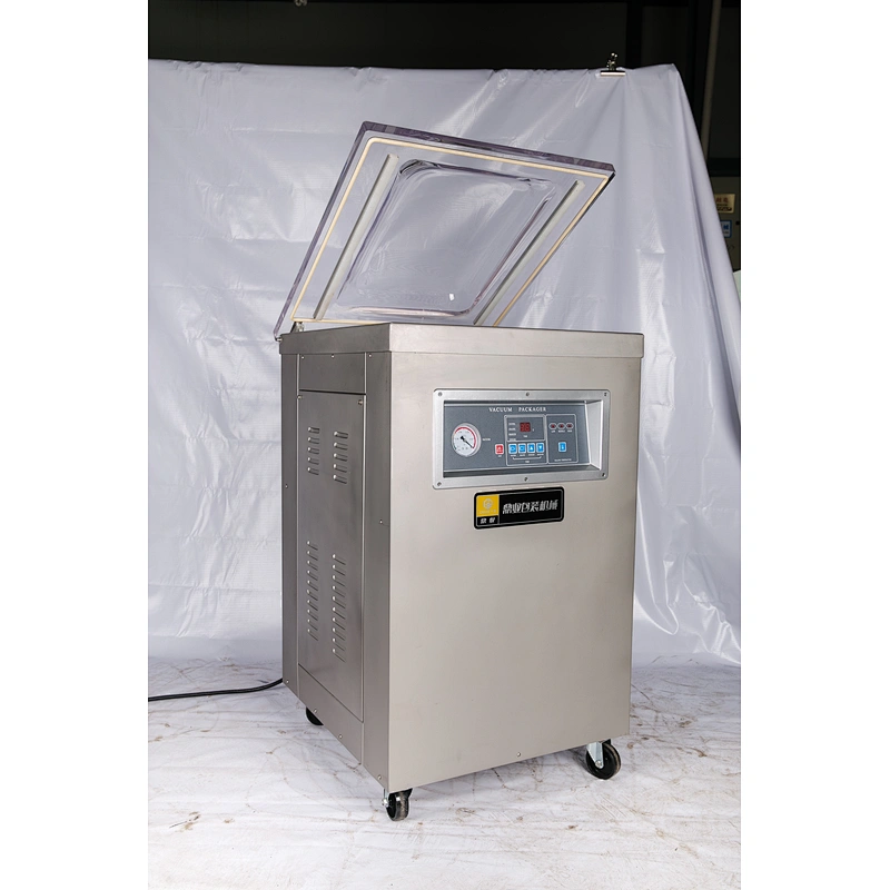 DZ500-2D Single chamber vacuum packager (Option: with gas flushing)