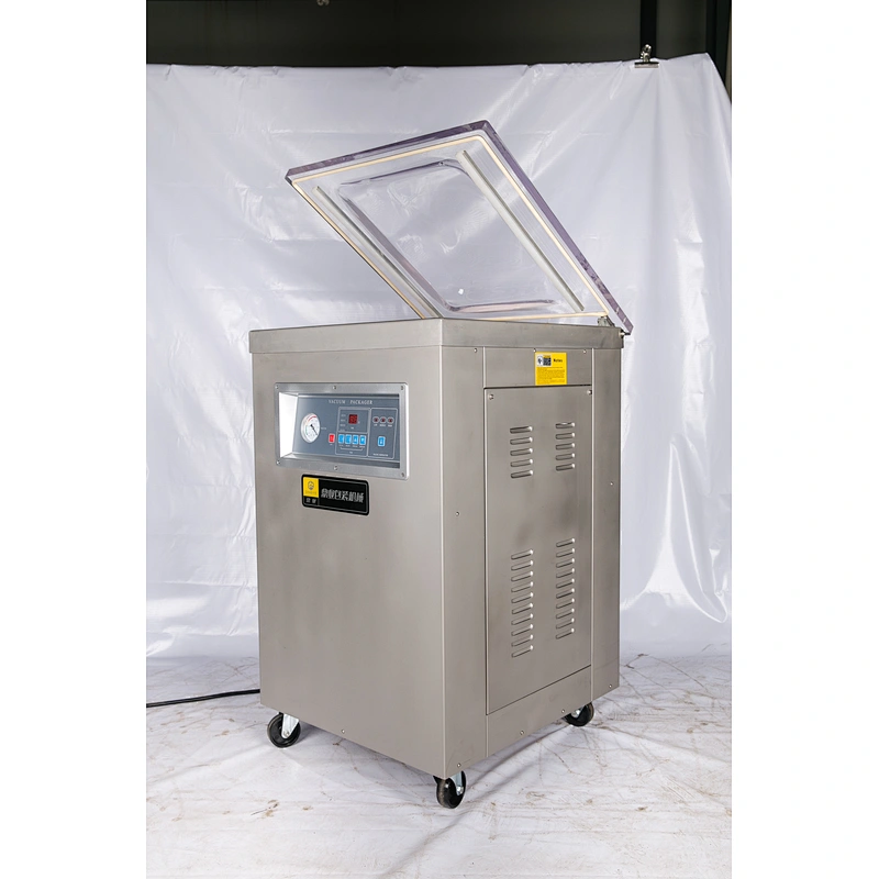DZ500-2D Single chamber vacuum packager (Option: with gas flushing)