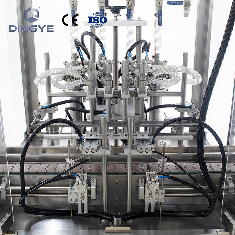 GT-4C  4 Head Automatic paste filling machine with protect cover