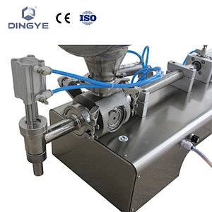 GCG-MIX-II Llenadora de pasta tipo mesa con tolva mezcladora