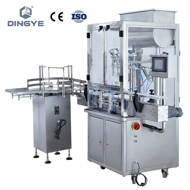 GT-2C Máquina de llenado de pasta automática de 2 cabezales con cubierta protectora