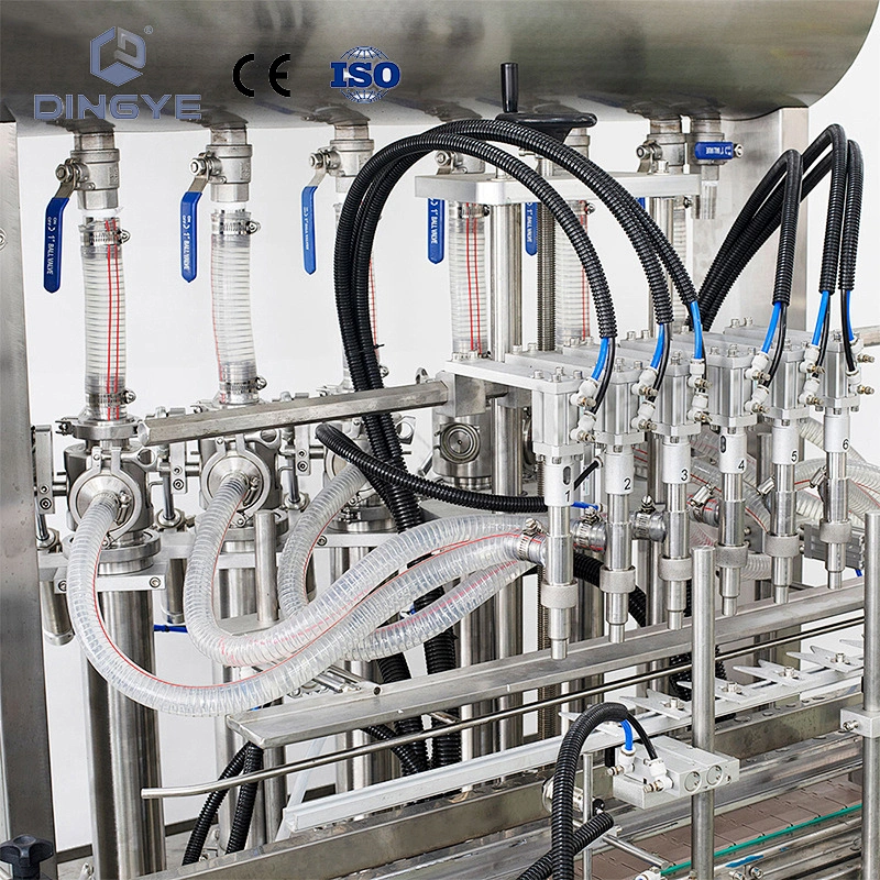 GT-6  6 Head Automatic paste filling machine