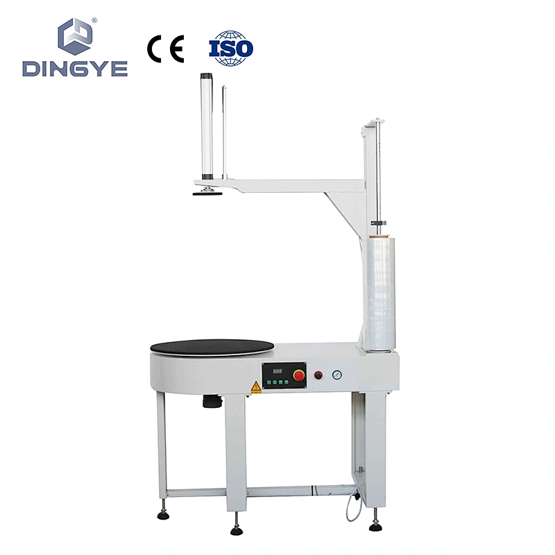 Envolvedora de film estirable semiautomática DBC800S con placa superior
