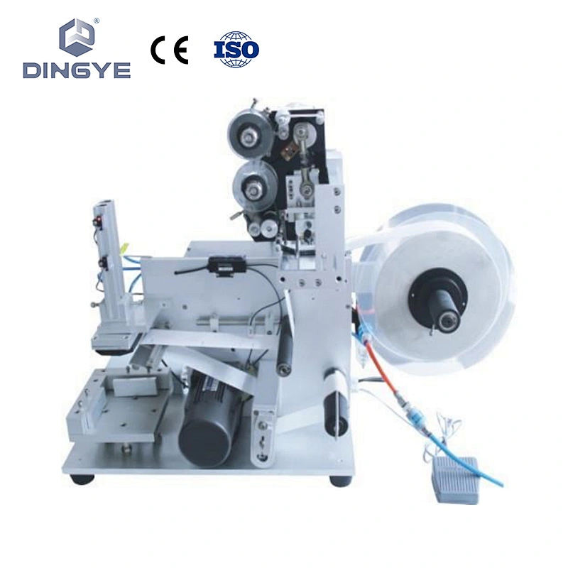 MT-60C Semi-automatic Flat labeling machine with coding