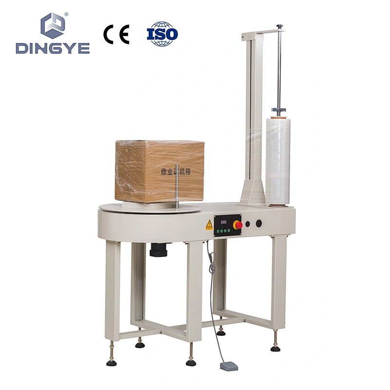 Envolvedora de film estirable semiautomática DBC800S con placa superior