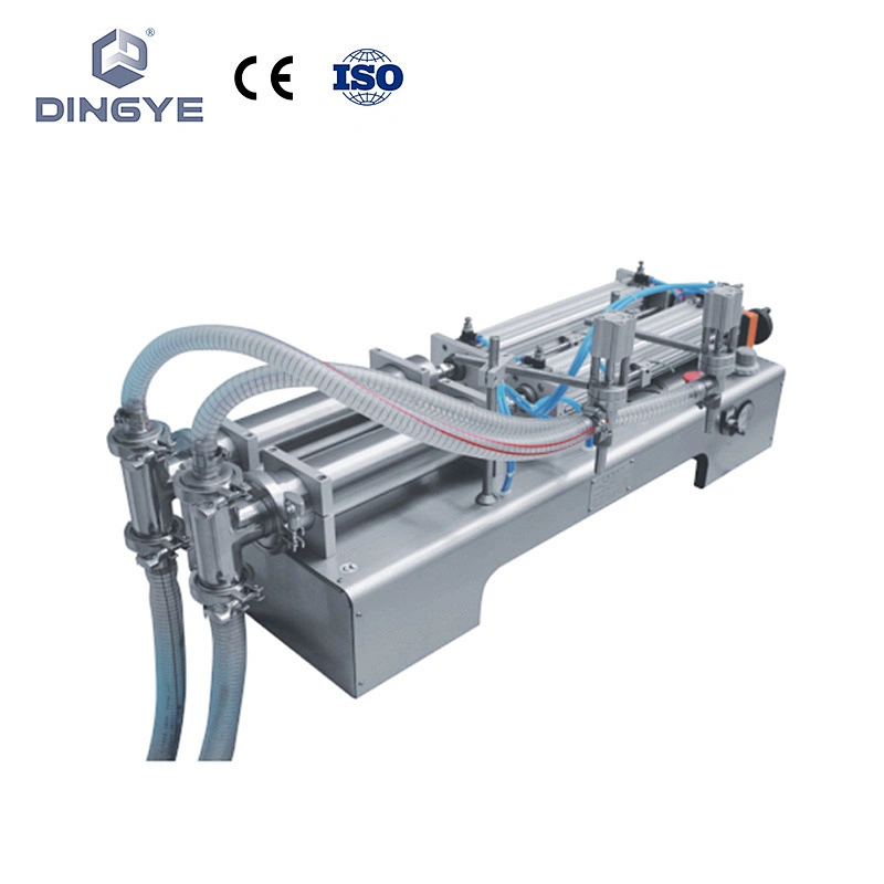 GC-A/2 Llenadora de líquidos semiautomática de doble cabezal