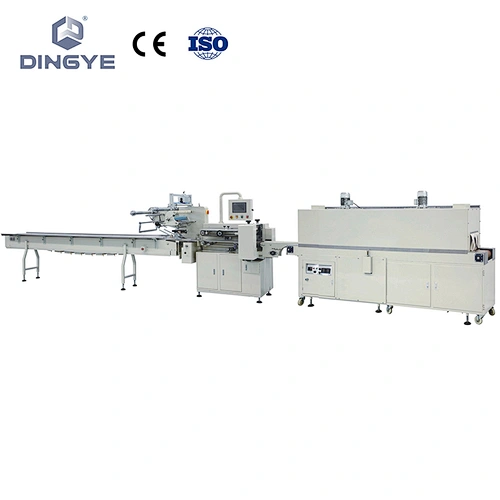 Empaquetadora automática de almohadas ZSJ-590 y túnel de contracción BS-590P
