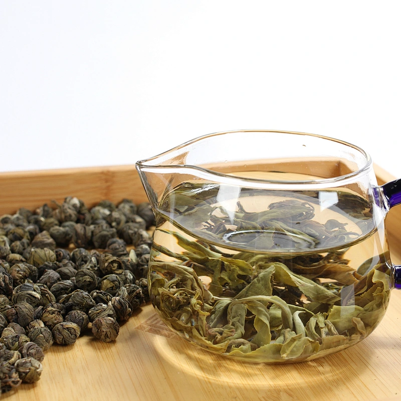 oem jasmine tea gunpowder dragon pearl green leave