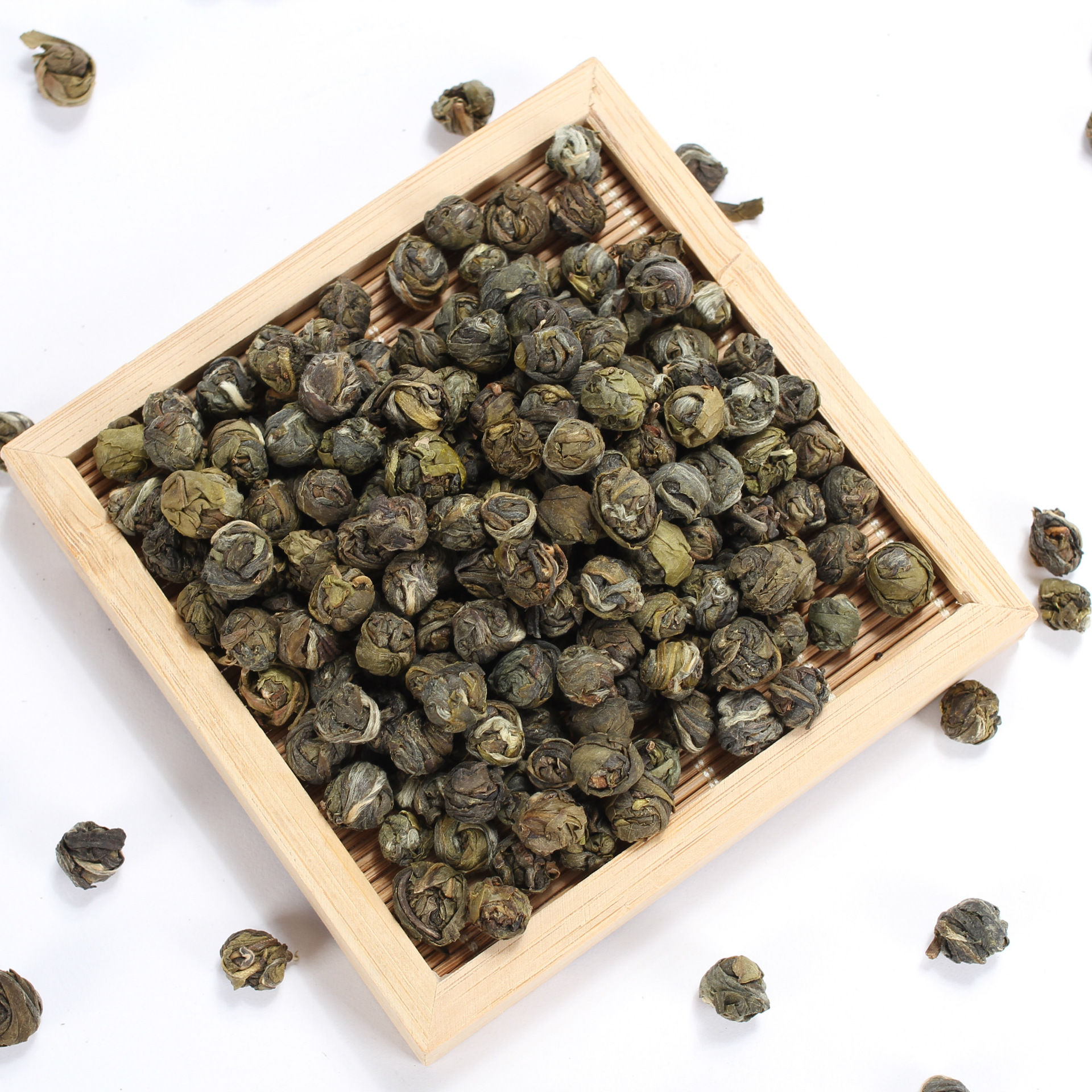 oem jasmine tea gunpowder dragon pearl green leave