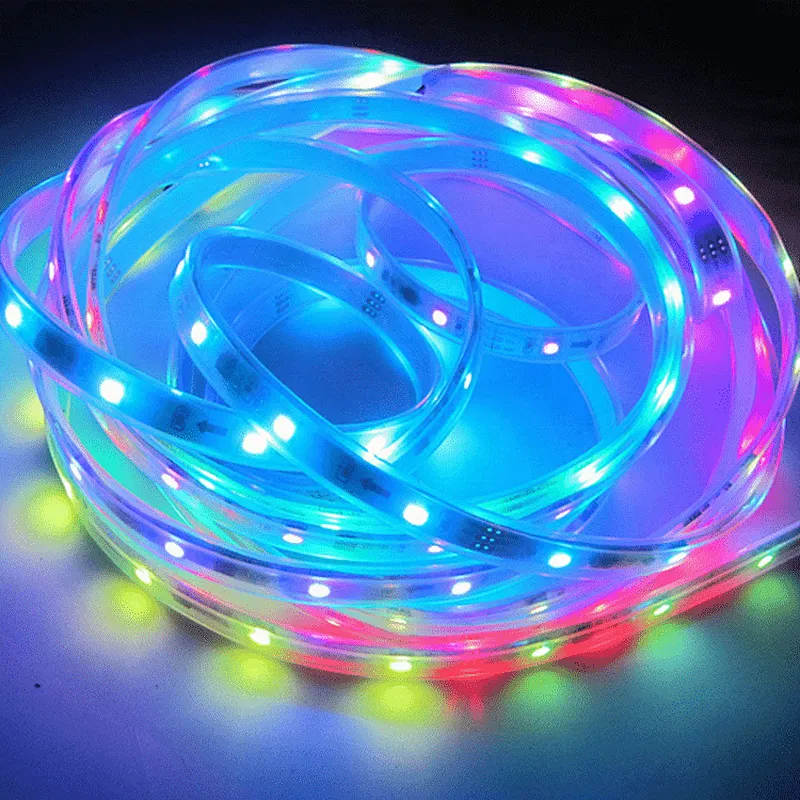 5050 smd flex waterproof  dream color rgb addressable led strip lights