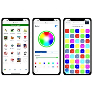 bluetooth music by phone led light app control