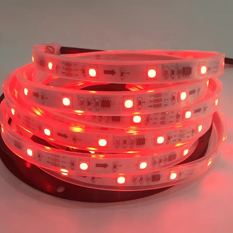 5050 smd flex waterproof  dream color rgb addressable led strip lights