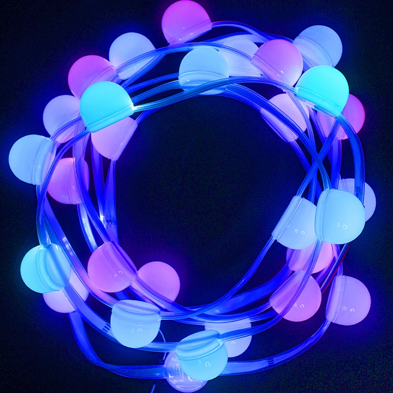 Led hemispherical Led bulb strip lights  RGB full color