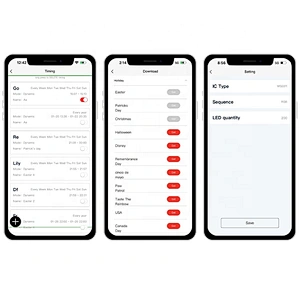 bluetooth music by phone led light app control