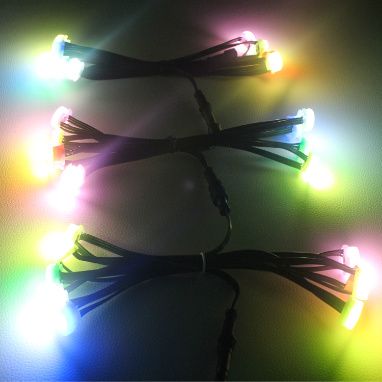 brilliant 7 color changing american family field holiday lights