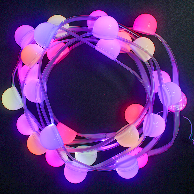 Led hemispherical Led bulb strip lights  RGB full color