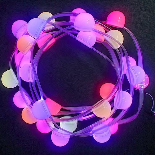 Led hemispherical Led bulb strip lights  RGB full color