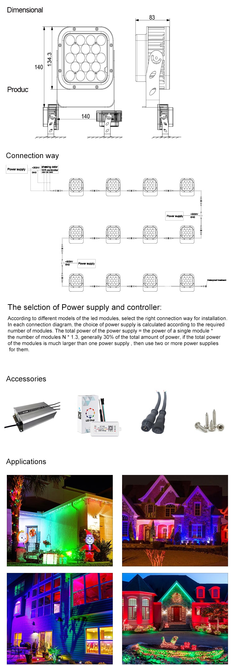 decoration lightings led outside decorative lights