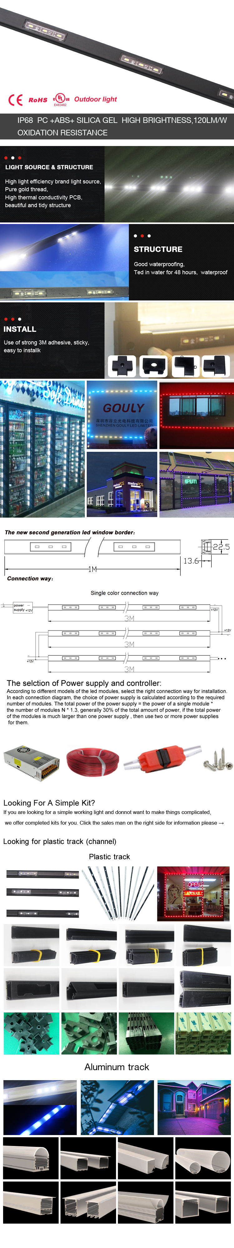 led light for decoration gouly