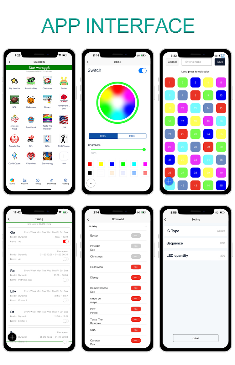 switch led light app control