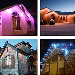 art pixel lights christmas rgb