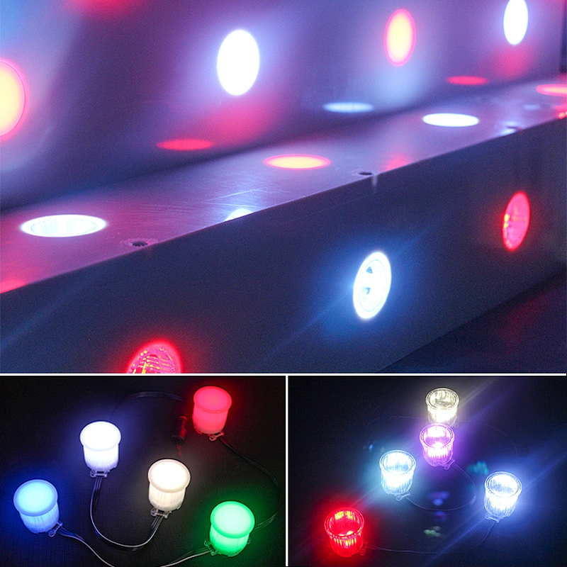deck permanent holiday lighting with WiFi Bluetooth control