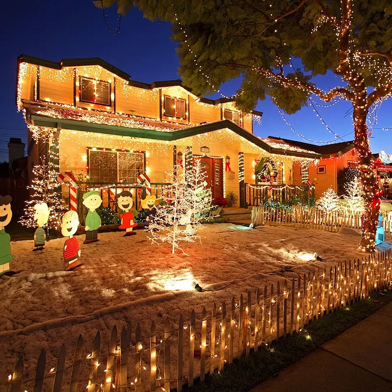 christmas holiday decoration led string lights