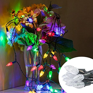 led c6 c9 lighting string Christmas lighting holiday decoration ip65 high bright 12v 24v small colorful light string